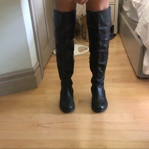 Size 10 Vince Camuto Leather Over the Knee Boots